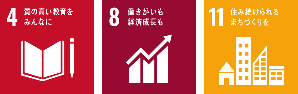 sdgsパネル4,8,11